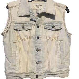 American Rag Denim Vest S (4-6)